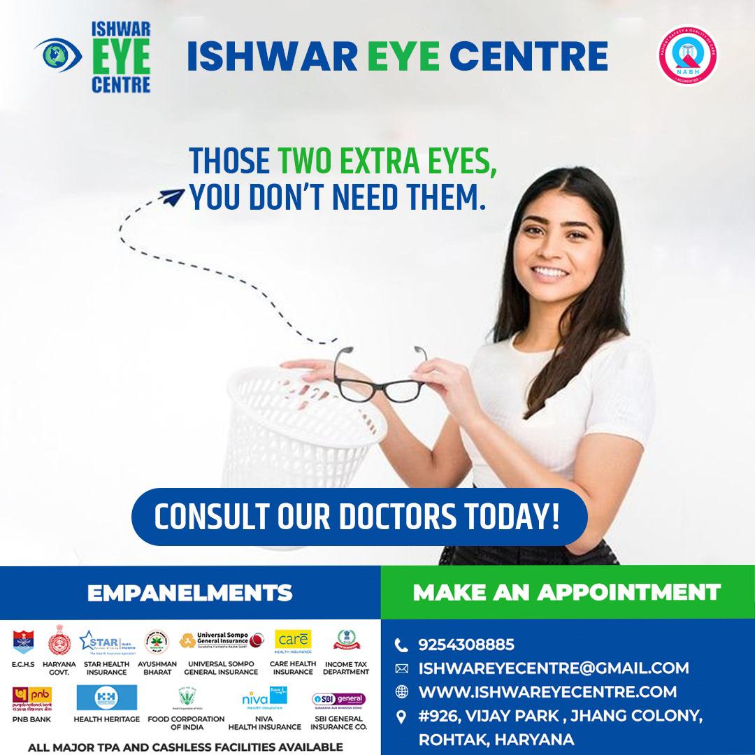 Discover the Best Cashless Facilities Hospital in Rohtak: Ishwar Eye Centre