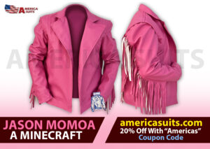 jason momoa a minecraft pink jacket