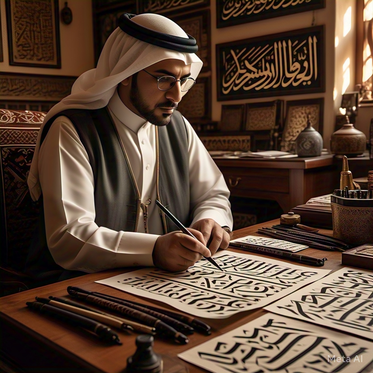 Contemporary islamic calligraphy art Famous islamic calligraphy artists