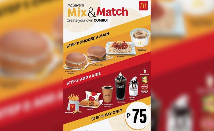 mix and match mcdo