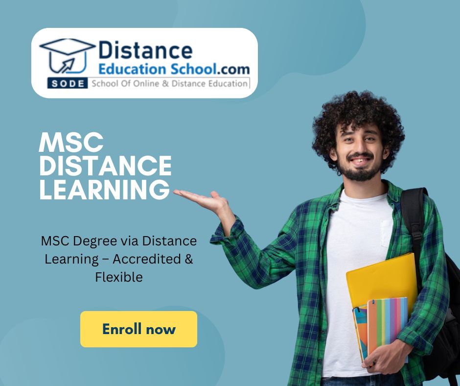 msc distance education