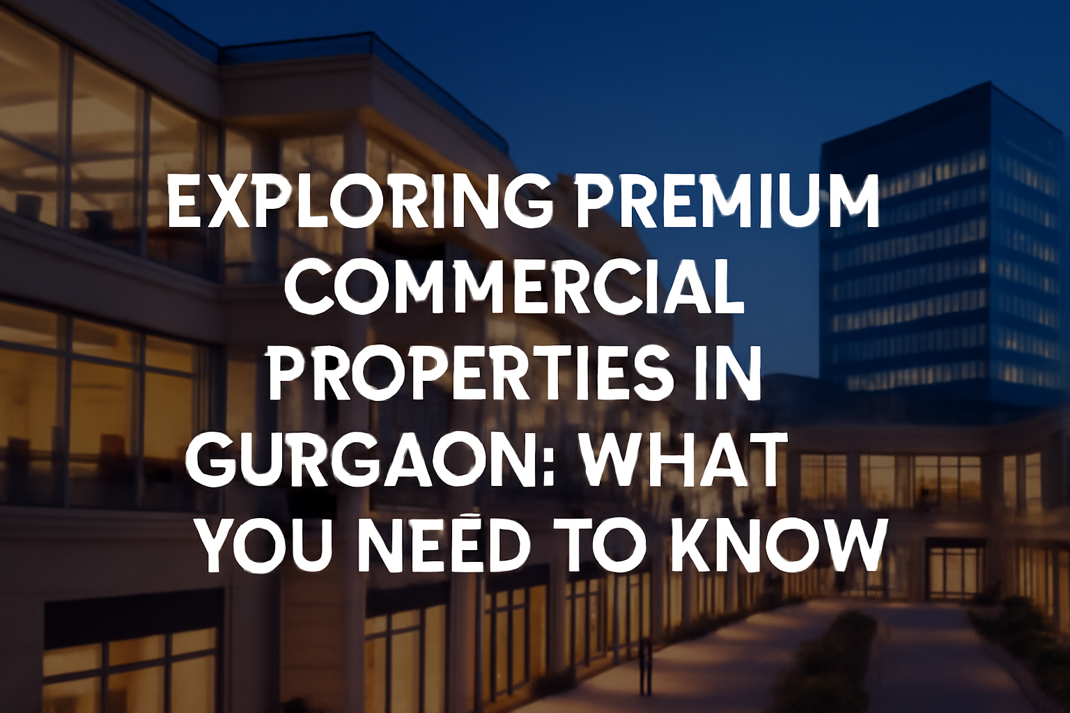 premium commercial properties in Gurgaon