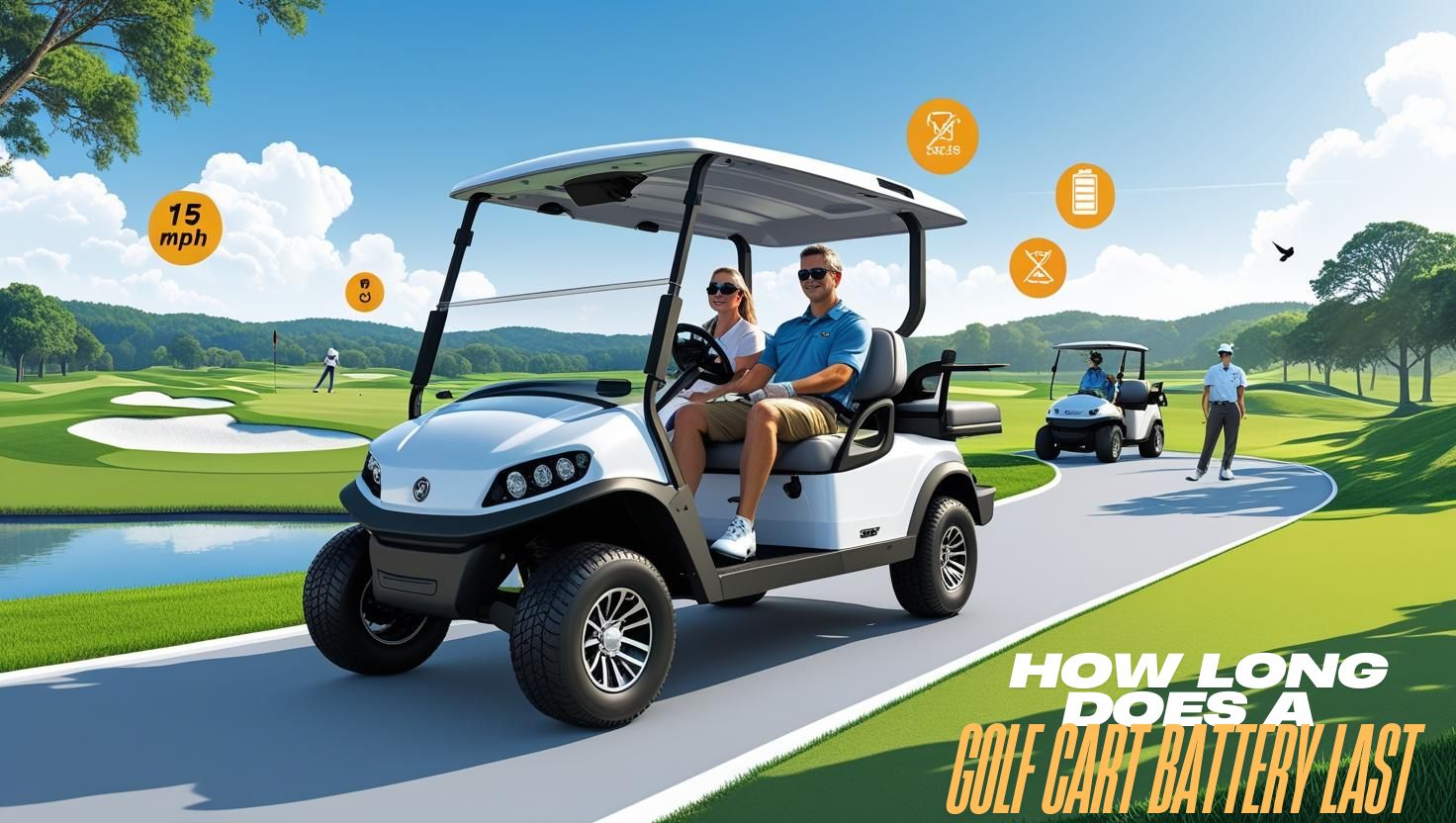 How long does a golf cart battery last
