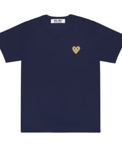 Play-Cdg-Heart-Logo-T-Shirt-Navy