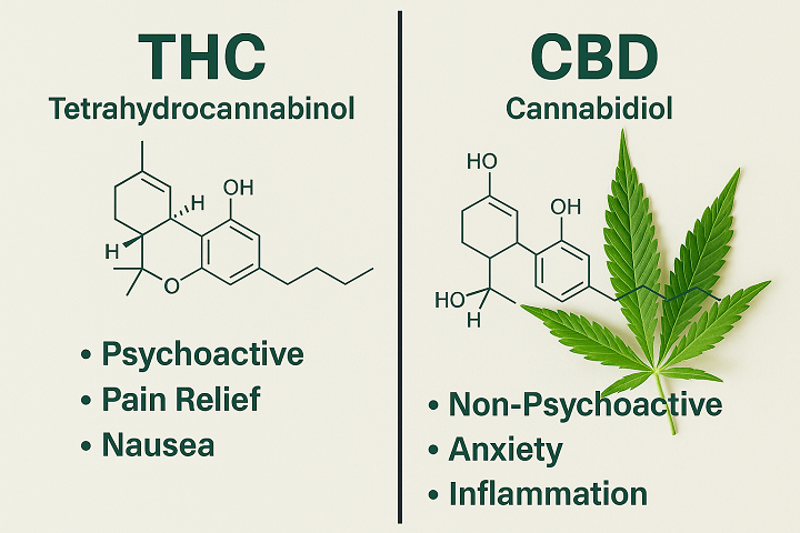 THC vs CBD