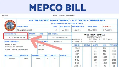 MEPCO Bill Online Check