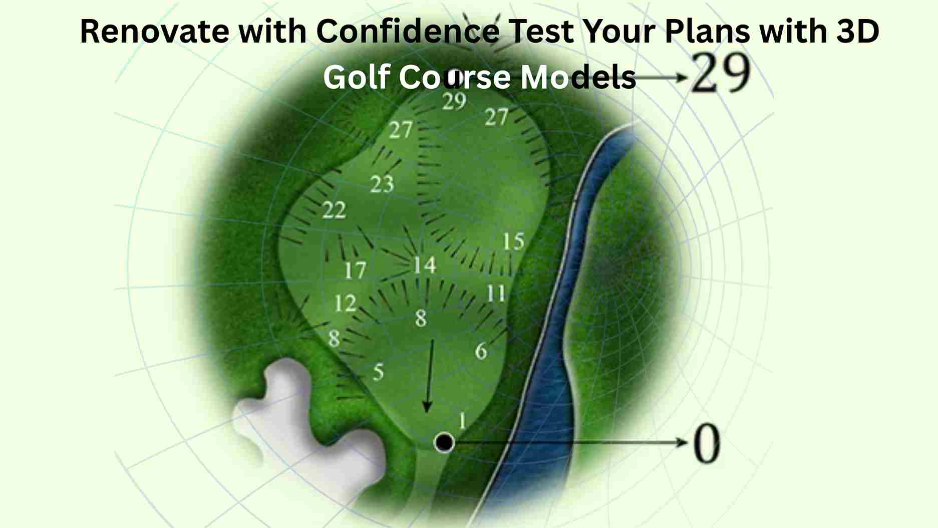3D Golf Course Model