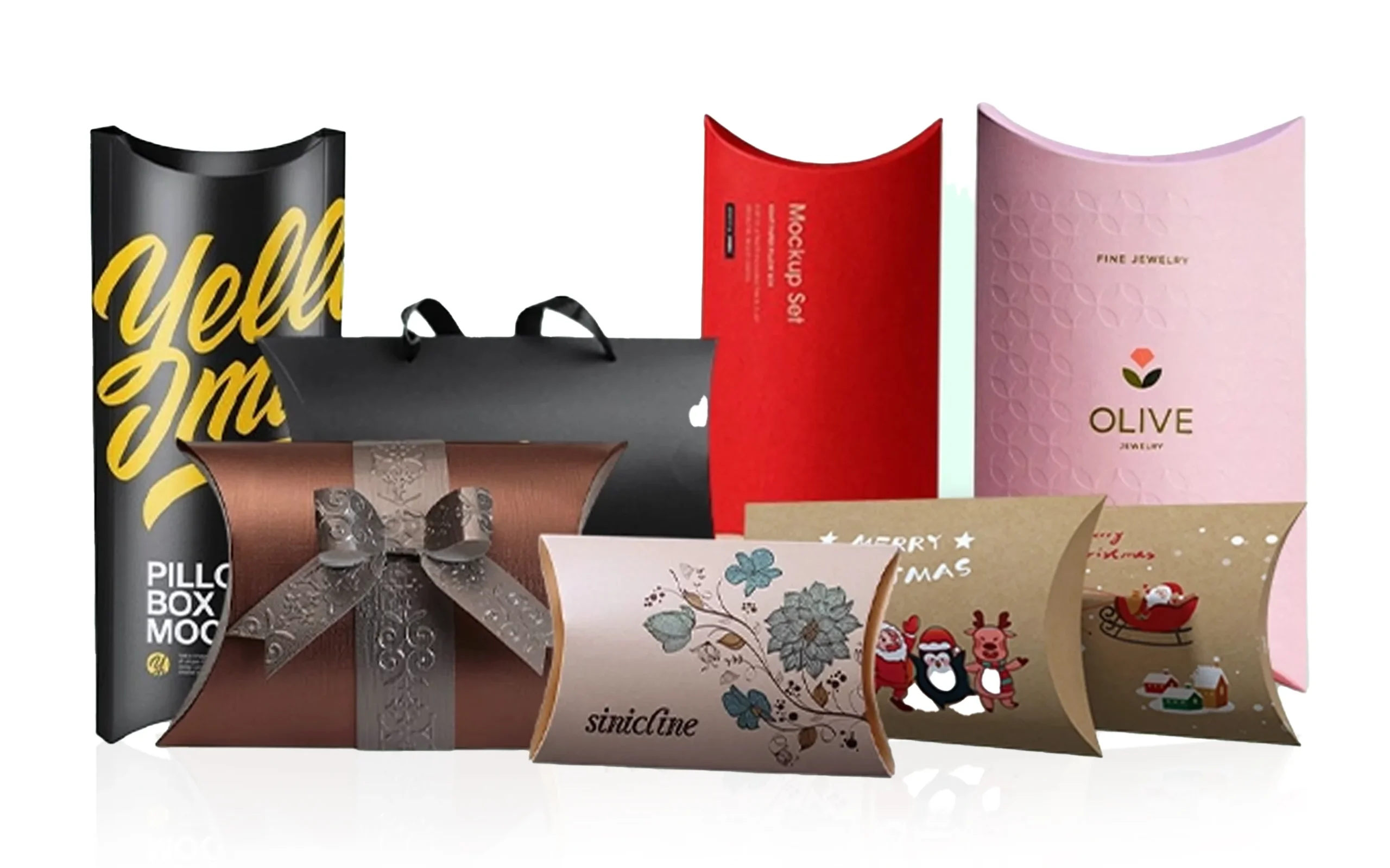 Custom Pillow Boxes with Logos