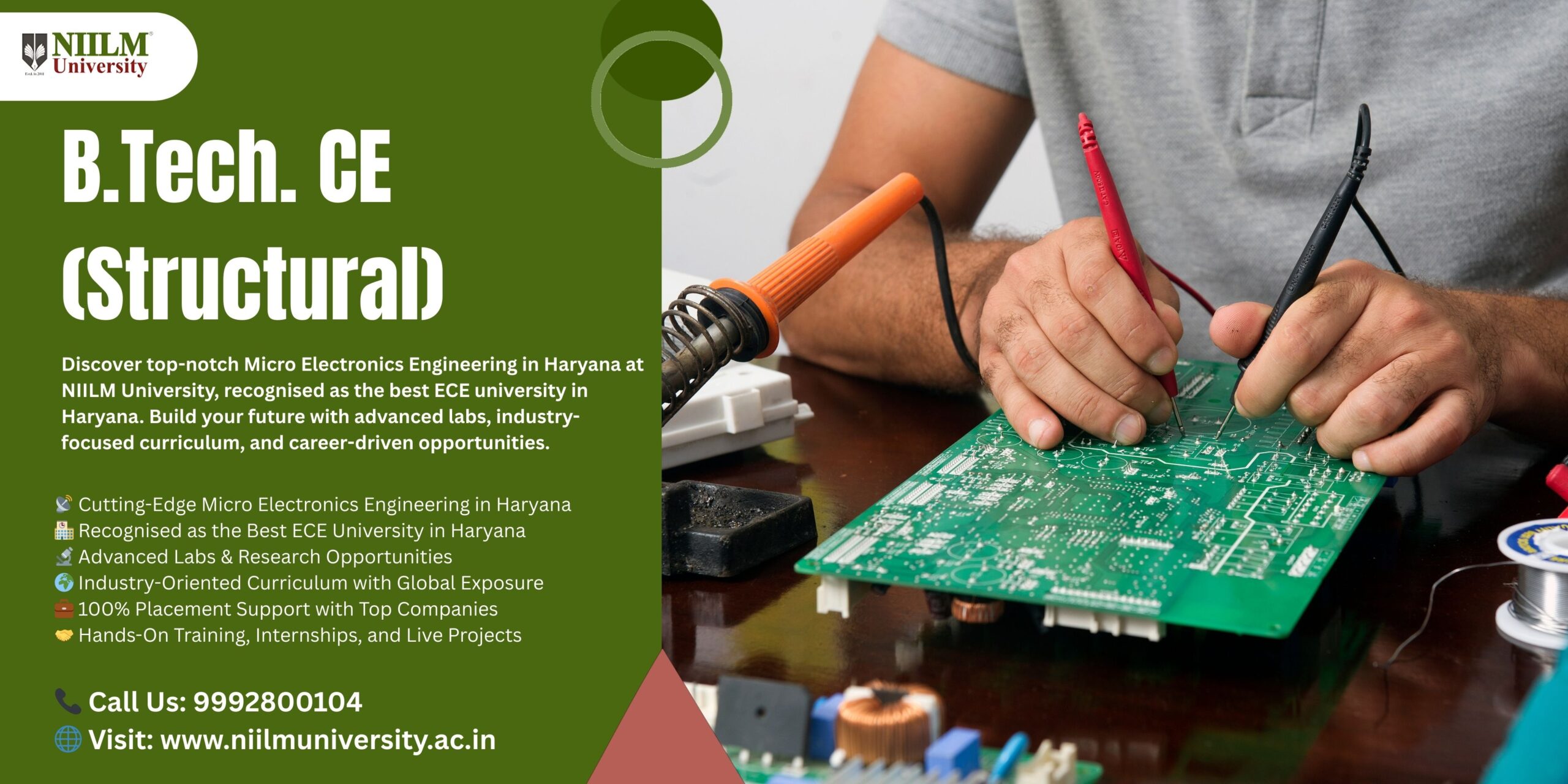 Micro Electronics Engineering in Haryana | Best ECE University – NIILM University