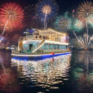 New Year Eve 2025-2026 Gala Dinner Sindbad Yacht Cruise Al Seef to Dubai Canal