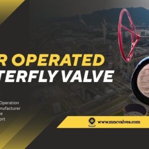 Gear Operated Butterfly Valve - manufacturers - ahmedabad-mncvalves