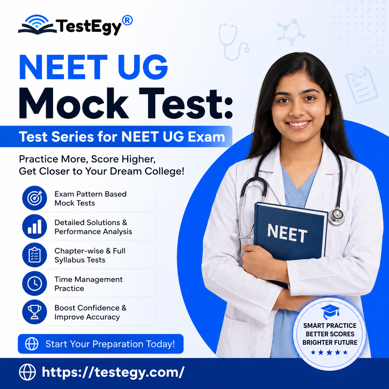 Crack NEET UG 2026 with TestEgy’s Smart Mock Test Series