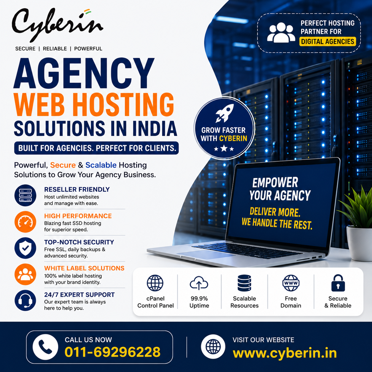 Reliable Web Hosting for Agencies in India: Scale Client Sites with Cyberin