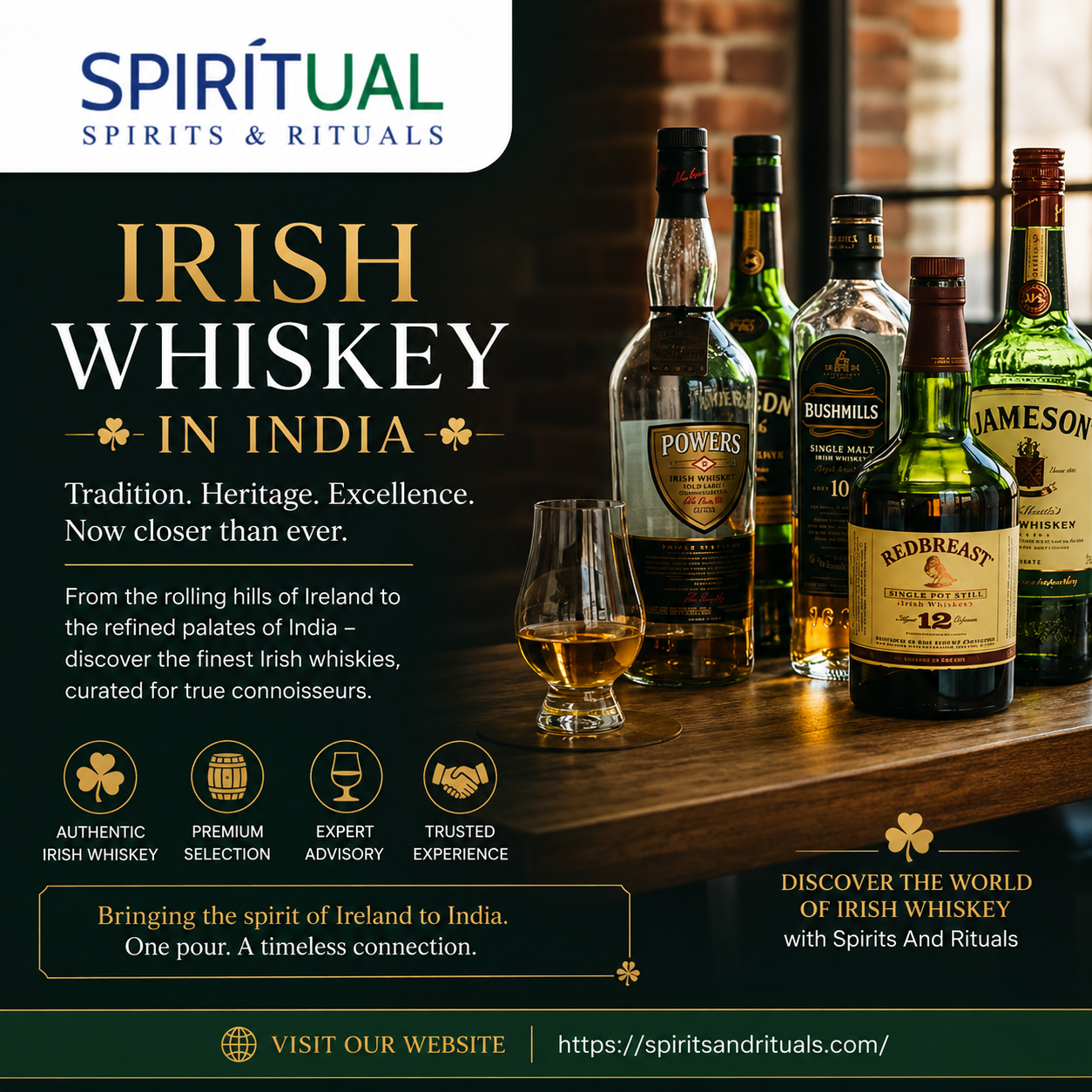 irish whiskey in india, India Market, Irish Whiskey, best irish whiskey in india, Spirits And Rituals , irish whiskey brands in india