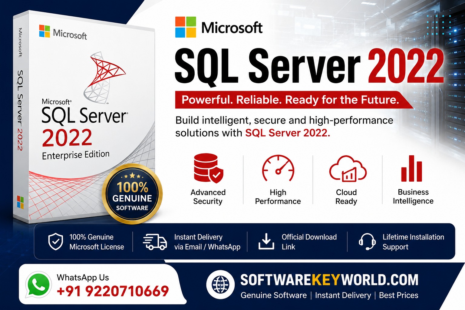Microsoft SQL Server 2022 Enterprise Edition: Powerful, Secure & High-Performance Database Solution
