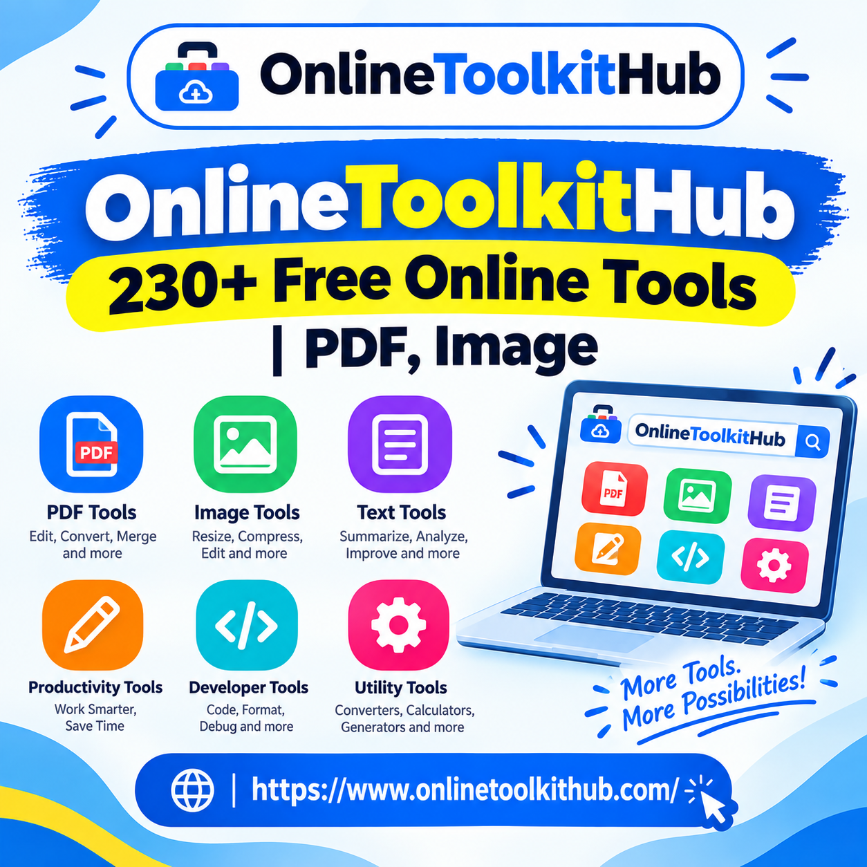 OnlineToolkitHub: Your All-in-One Free Digital Toolkit