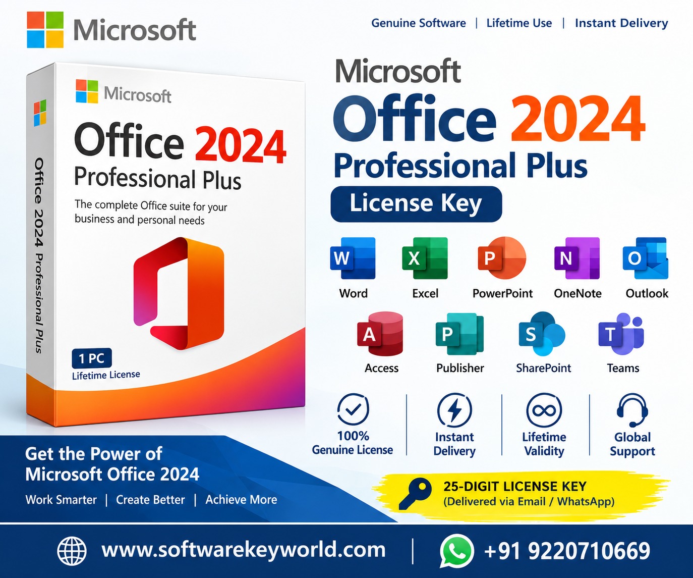 Buy Microsoft Office 2024 Professional Plus License Key – Genuine Office Software