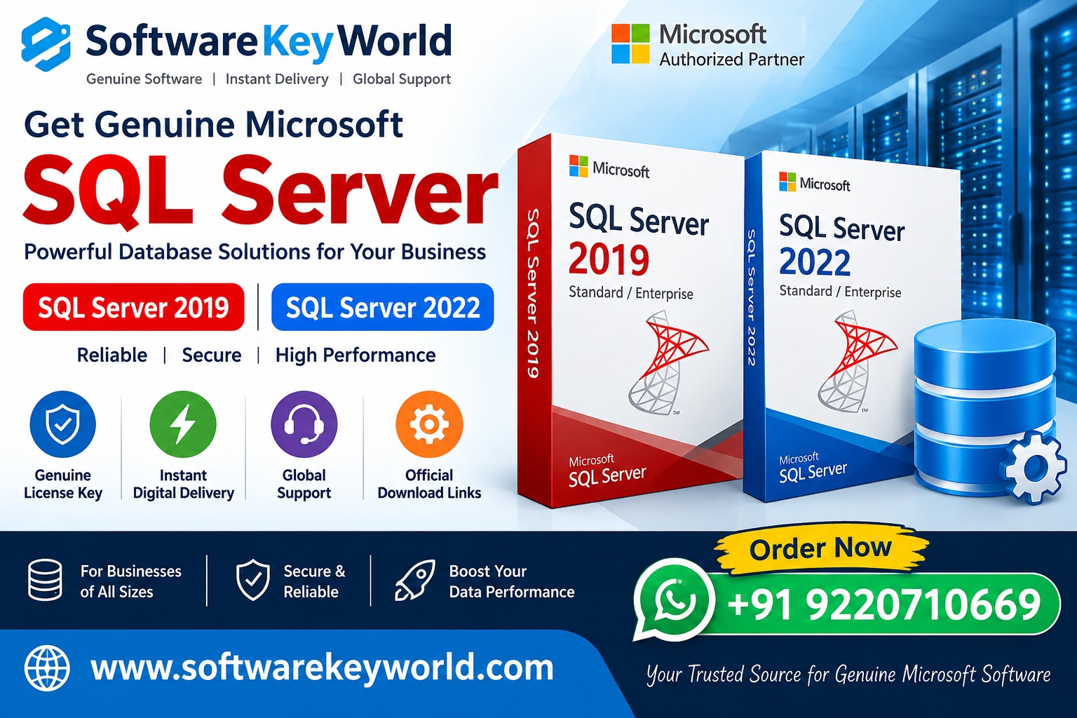 Buy Microsoft SQL Server 2019 & SQL Server 2022 – Genuine Database Software
