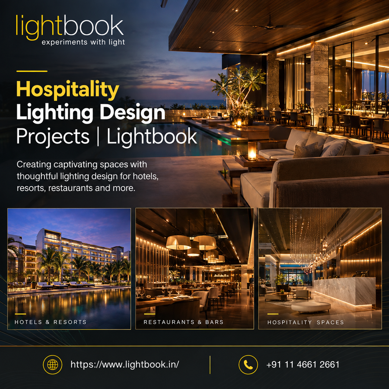 Hospitality Lighting Design Projects – Creating Exceptional Guest Experiences